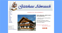 Desktop Screenshot of haus-almrausch.com